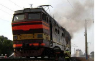 Под Николаевом на ходу возгорелся пассажирский поезд