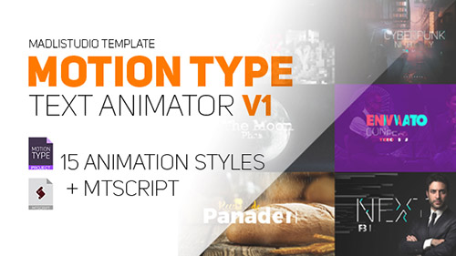 Motion Type - Text Animator - After Effects Scripts (Videohive)