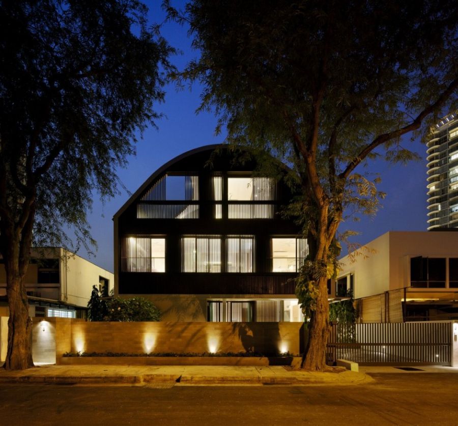 Экологичная индивидуальность: утончённый стиль в wind vault house от wallflower architecture + design, сингапур