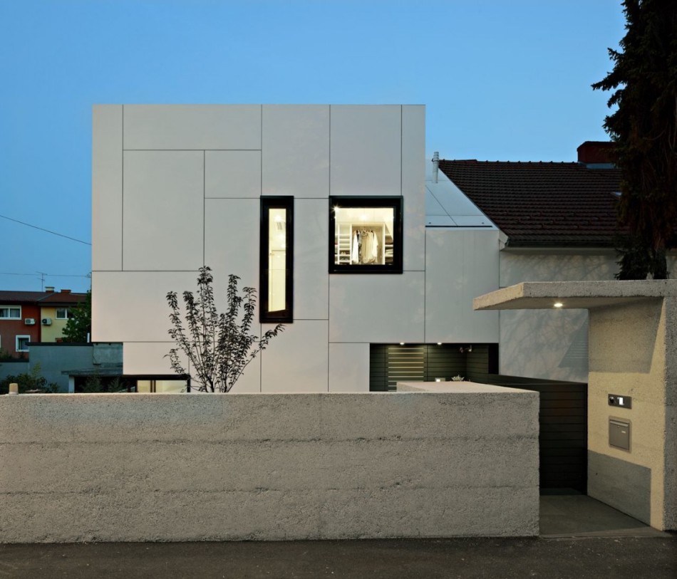 Геометрия жизни современного мегаполиса: нестандартный дизайн дома dva arhitekta, хорватия