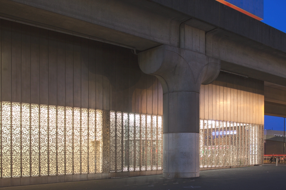 Эффектный «кружевной» дизайн станции амстердамского метро от maccreanor lavington