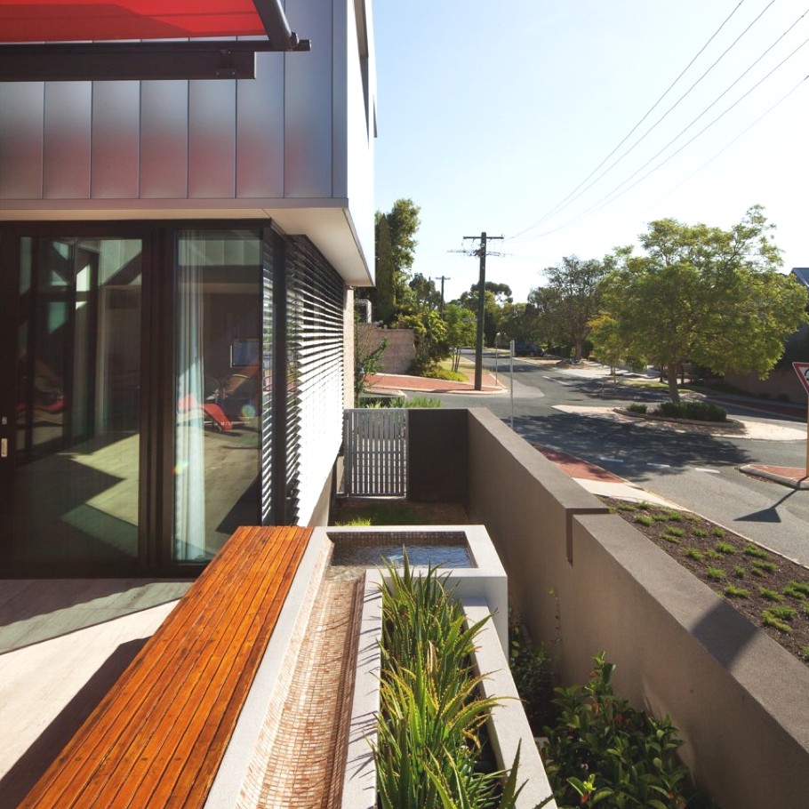 Гостеприимное и комфортабельное семейное гнёздышко south perth house от matthews mcdonald architects, перт, австралия