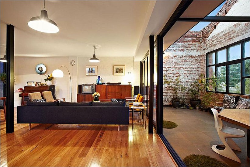 Лучший дизайн интерьера квартиры в стиле лофт, мельбурн, австралия