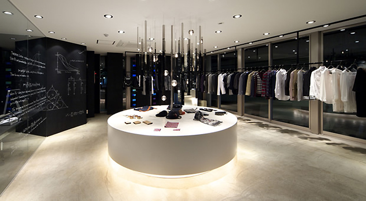 Сногсшибательный дизайн бутика alle area — стильный примитивизм от everedge, токио, япония