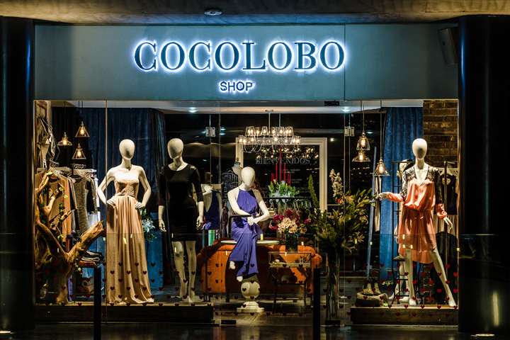 Яркий и смелый дизайн магазина cocolobo
