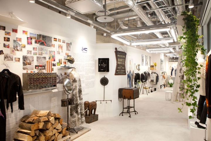 Интерьер женского магазина denham – необычное оформление пространства