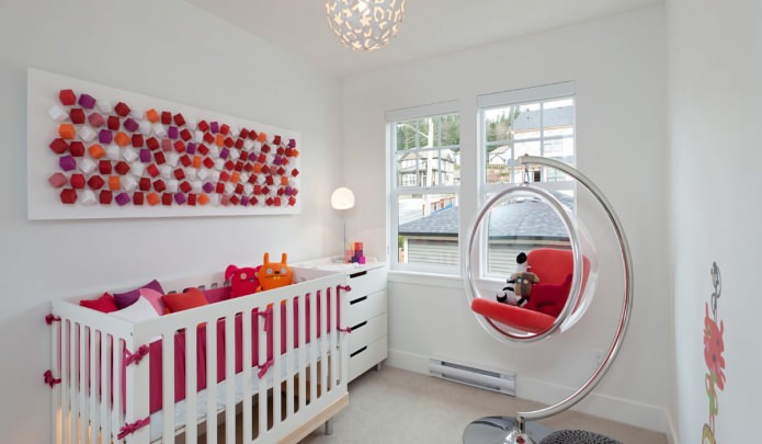 Девственная чистота помыслов – варианты использования белого цвета в интерьере детских комнат