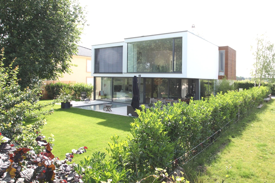 Шикарный и современный house the – примечательная разработка от n-lab architects, люксембург