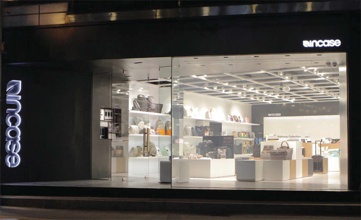 Современный флагманский магазин от incase – шик и блеск сеула в гениальном сочетании простых форм