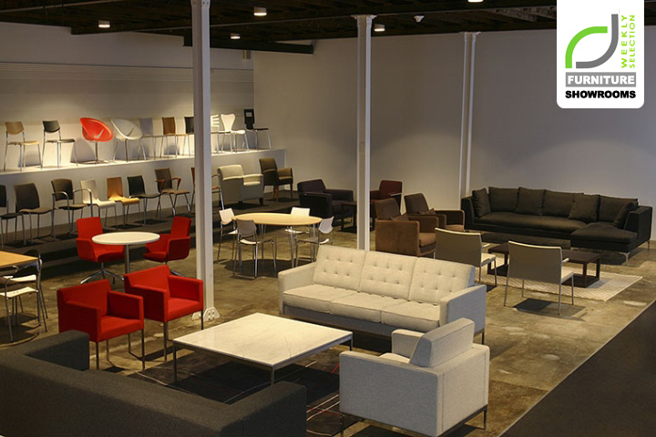 Элегантный интерьер мебельного салона furniture showroom от дизайнеров bredan wong design