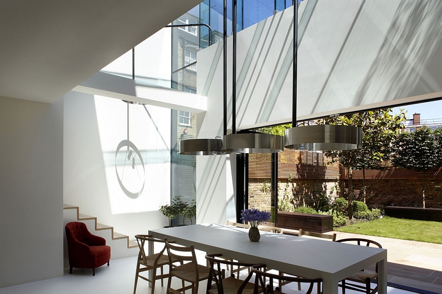 Классический лондонский дом получает элегантную современную пристройку