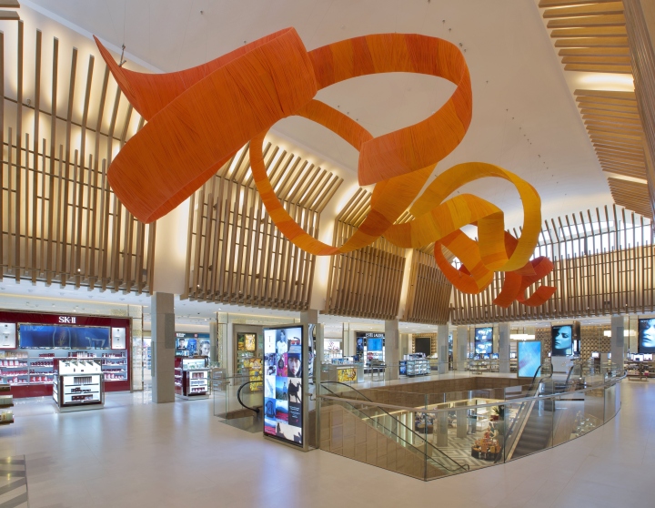 Великолепный дизайн интерьера торгового центра