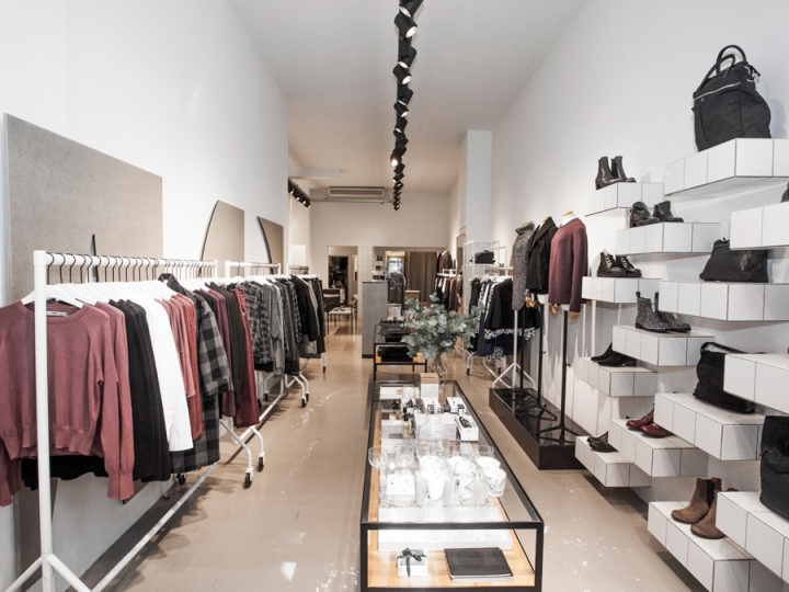 Стильный дизайн магазина одежды hope от inside outside,голландия