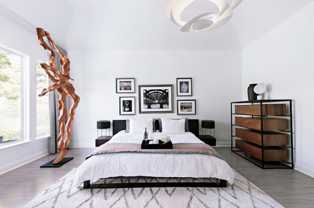 Комната дня: современный интерьер спальни в холостяцком стиле