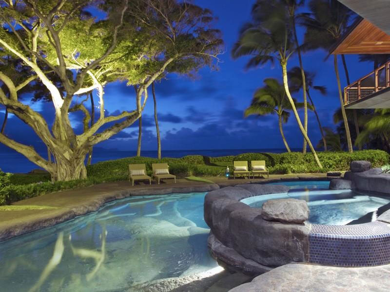 Жемчужина гавайев — эксклюзивный загородный дом в тропическом стиле на берегу океана