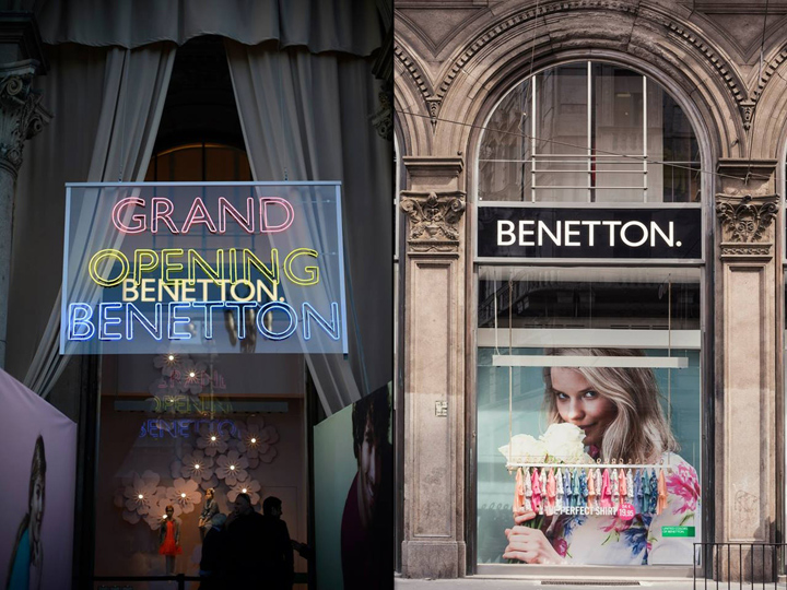 Новая концепция магазина united colors of benetton – стильное преображение знаменитого бренда