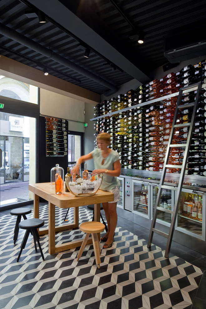 Необычный магазин сыра и вина от vincent cost, aix-en-provence, сен-тропе
