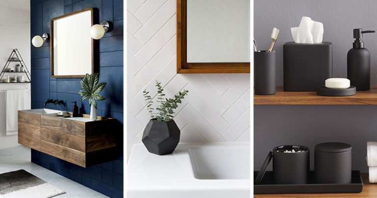 13 Идей того, как минимализм в интерьере ванной может добавить мужественности дизайну
