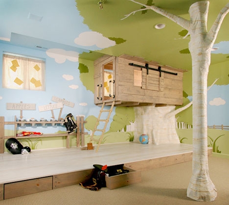Десять восхитительных идей для необычных детских домиков в помещении – подарите малышу сказку!