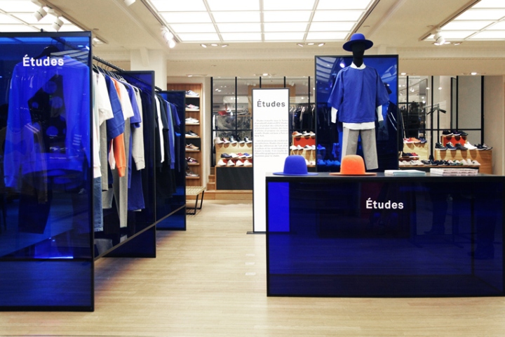 Концептуальные интерьеры магазинов мужской одежды в европе