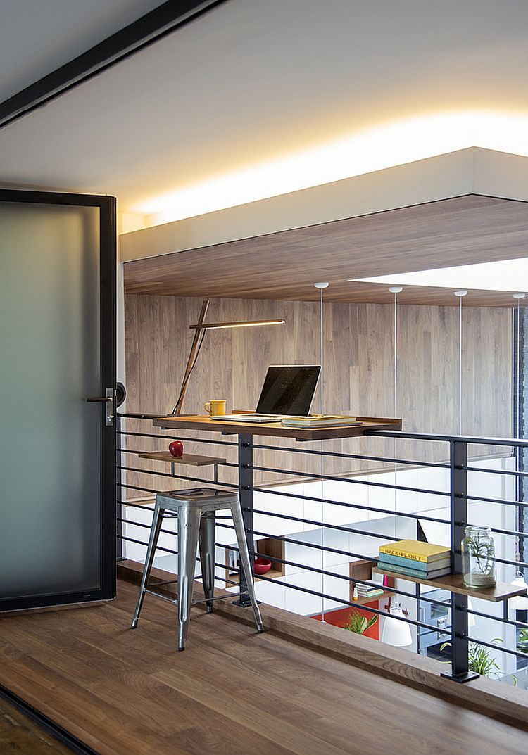 Стиль лофт в интерьере семейных апартаментов в бостоне от студии zeroenergy design